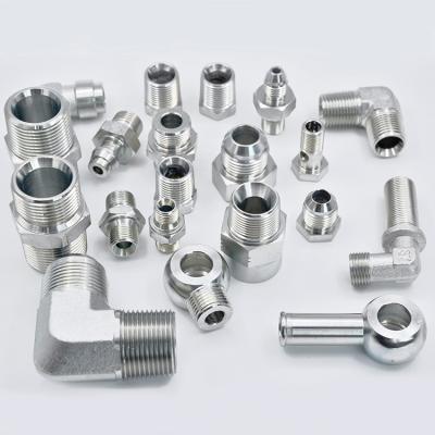 China Carbon Steel/Stainless Steel/CNC Carbon Steel Brass Rotating Pipe Fittings Hose Connector for sale