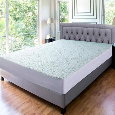 China Waterproof Breathable Fabric Bamboo Jacquard Bamboo Fiber Mattress Protector For Hospital for sale