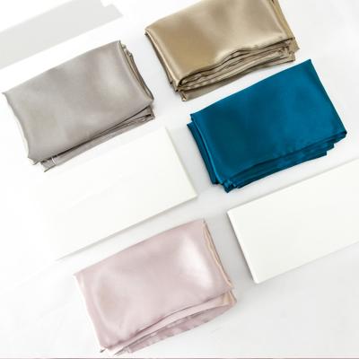 China Custom Made Envelope Style Anti Dust Mite Silky Satin Pillow Case Set For Hair And Skin for sale