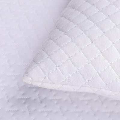 China Anti Dust Mite Design Fiber Pillow Quilted Pillow Protector New Custom Made Bamboo Waterproof Case for sale