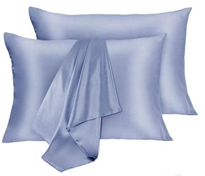 China 100% 22 Momme Silk Pillowcase Non-Toxic Custom Silk Satin Case Pillowcase With Zipper for sale