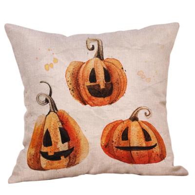 China Sustainable Themed Print Decoration Happy Halloween Throw Pillow Cases For Home for sale