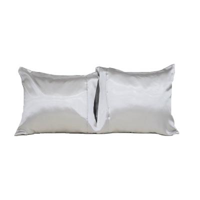 China Anti-Static Smooth As Standard 100% Polyester Satin Silk Pillowcase With Envelope Closure for sale