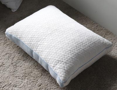 China Knitted Fabric Gusset Sleep Queen Pillow Case Polyester Fiber Cooling Pillow for sale