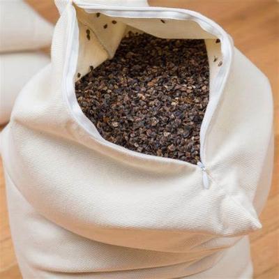 China Anti-Static Natural Organic Soft Buckwheat Hulls Pillow With Meditation Healthy Life for sale