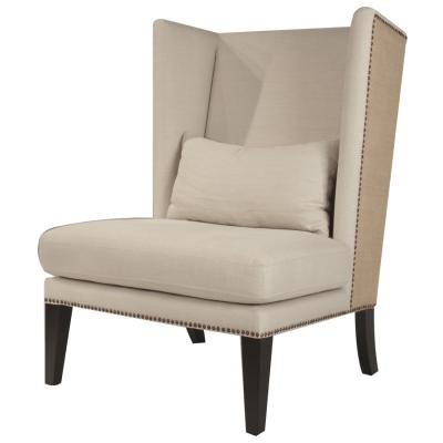 China 2018 China supplier wholesale upholstered accent chair living room and comfortable fabric for sale