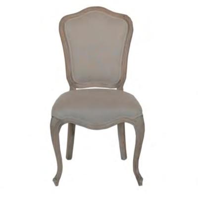 China French style linen fabric upholstered vintage wedding chairs and event chair supplies for sale for sale