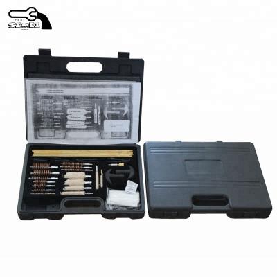 China High Quality And Hot Sale 36-Piece Gun Care Brass Plastic Cased Universal Kit With Spikes for sale