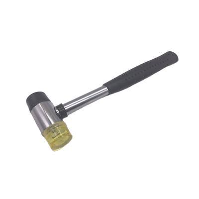 China Cheap Removable Head 25MM Safety Soft Install Hammer Rubber Mallet for sale