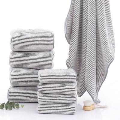 China Wholesale Cheap Dry Thick 300 Gsm Microfiber Hand Bath Towels Sets Viable Quickly for sale