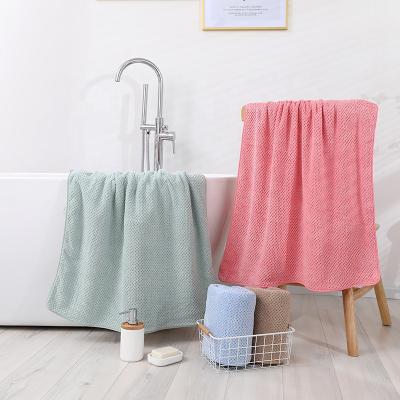 China Viable Wholesale New Design Coffee Bathroom Luxury Merbau Microfiber Custom Towels for sale