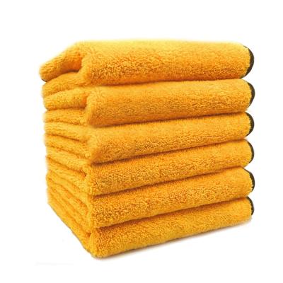 China 2022 Wholesale New Design Double Layer QUICK DRY Microfiber Quickly Dry Car Cleaning Towel New for sale