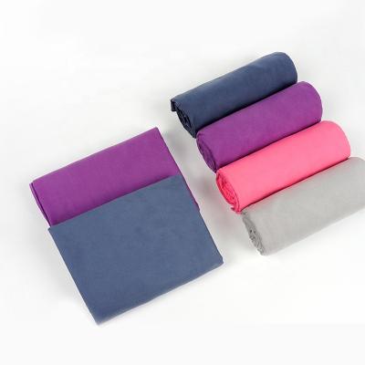 China Custom Logo Sport Towels Suede Yoga Towels Sustainable High Quality Eco-Friendly Anti-Slip for sale