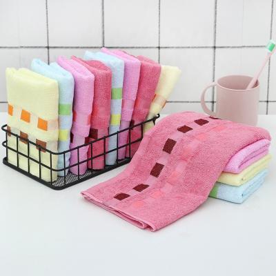 China 100% hot sale QUICK DRY bamboo fruit baby face towel baby neck towel baby face towel for sale