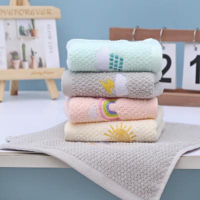 China Wholesale QUICK DRY 100% organic pakistan cotton towel baby character towel with weather for sale