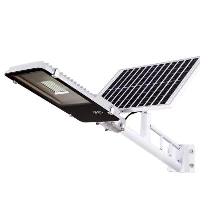 China ROAD Light Panel High Lumen ABS 200W Prices Split Power Ip65 Outdoor Led Pole Solar Street Lights for sale