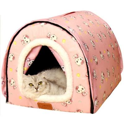 China Breathable Foldable Furniture Nest Beds Supplies Products Cages Pet Houses Folding Mats Dogs Cat Pet Houses Indoor Soft for sale