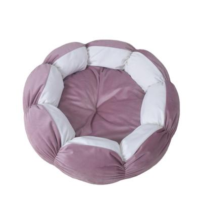 China Removable Cover Cheap Kennel Teddy Dog Bed Cat Bed In Cat Nest Solid Color Stock Pet Supplies for sale