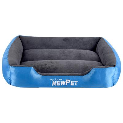 China Removable Cover Most Popular Custom Waterproof Luxury Soft Oxford Pet Beds Dog Bed for sale