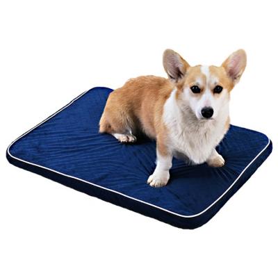 China New Design Breathable Waterproof Foldable Portable Washable Comfortable Warm Camping Pet Bed Moving Mat For Dog Rest for sale