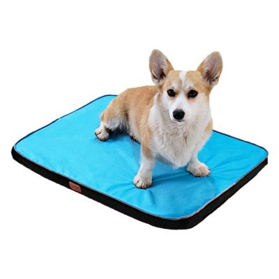 China Hot Selling Breathable Pet Mat With Removable Washable Cover Oxford Foam Cotton Gusset Outdoor Waterproof Orthopedic Dog Mat for sale