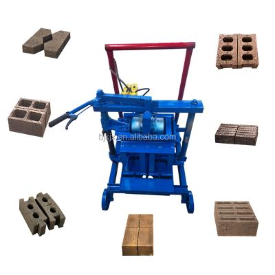 China Hydraulic Full Automatic High Efficiency Low Cost Small Cavity Brick Black Brick Universal Brick Making Machine for sale