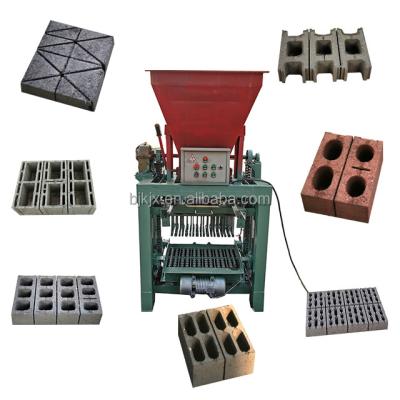 China Complete set of automatic portable manual hemp plastic concrete brick making machine high efficiency low cost for brick making for sale