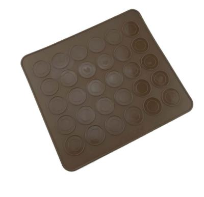 China Eco-friendly Silicone Mold Baking NEW Pastry Baking Mat Hot Silicone Macaroon Oven Baking Mold Sheet Mat for sale