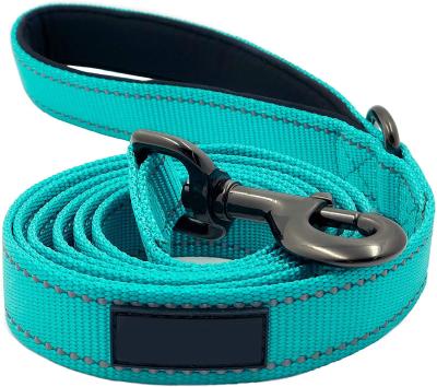 China No-Obstruction No-Obstruction Lead Rope Thoughtful Nylon Dog Leash Hand Pull With Easy Control Handle For Large Small Medium Dog Leash for sale