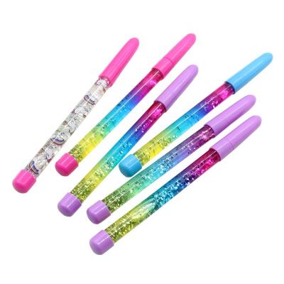 China Unicorn Floating Glitter Stationery Ballpoint custom made eco friendly parque for sale