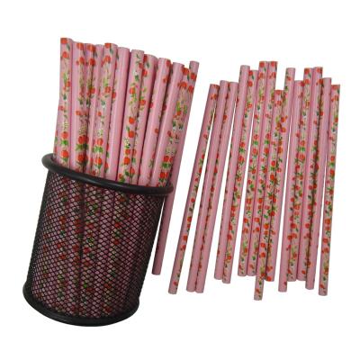 China office & School Pencil Stationery Factory Wholesale Cheap Black Pencil With Colors Printing for sale