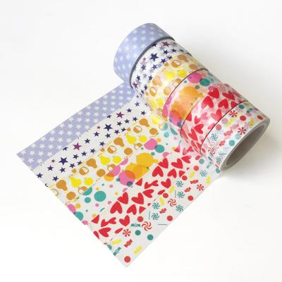 China Custom Stationery Kids Waterproof Japanese Notebook Planner Tape Washi Sticker for sale