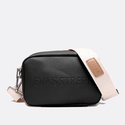 China Wholesale PU Ladies Shoulder Bag Letter Knock Down Fashion Simple Square Women Custom Cross Body Bag for sale