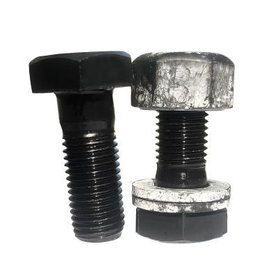 China High Strength Steel Bolt MS Nut Bolt With Hex Head Hot Galvanized Bolt Set Nuts for sale