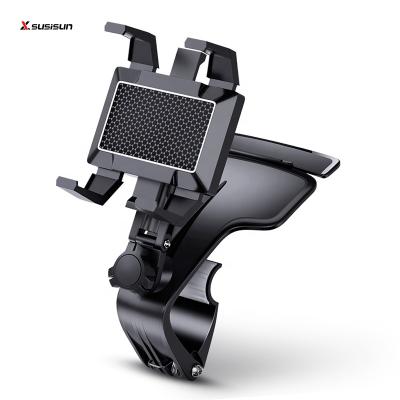 China 1200 Degree Rotation Arbitrary 1200 Degree Multi-angle Rotation Car Dashboard Phone Holder Sun Visor Car Phone Mount Bracket for sale