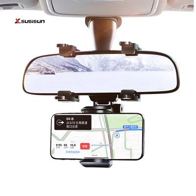 China Durable 360 ​​Degree Adjustable And Stable Without Shaking Car Rearview Mirror Phone Holder Car Accessories Phone Holder for sale