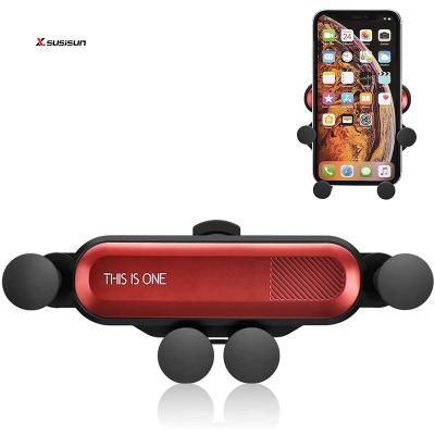 China Amazon Universal Hit Mobile Phone Air Vent Car Mount Holder Gravity Auto Phone Holder for sale