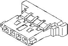 China 1.25mm Neigung PanelMate PWB-Verbindungsstück-Draht, zum ultra flaches zu verschalen zu verkaufen