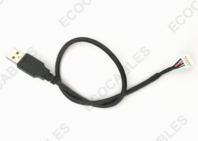 China UL2725 USB Extension Cable PHD Dual Connector To USB A Male Cable 380mm Length for sale