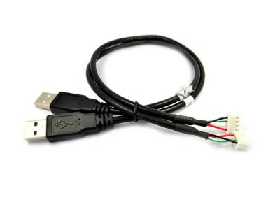 China UL2725 Jst Male USB Extension Cable Assembly With Four Pin 2.5mm Connector for sale