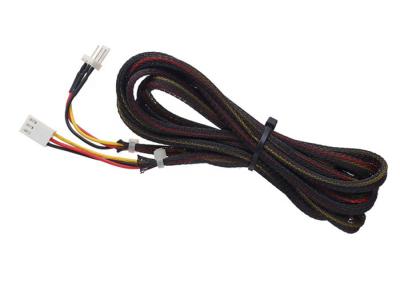 China Universal Nylon Braid Electrical Wire Harness With Molex2510 3 Pins Connector for sale