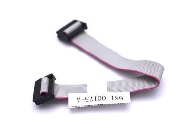 China 14 Pins Led Display Grey Wire Flat Ribbon Cables With 2.0MM Connector for sale