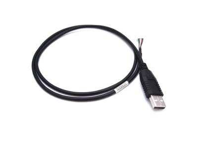 Chine 6P câble masculin de tresse de PVC 28AWG pour la souris d'ordinateur à vendre