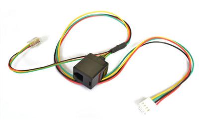 China RJ11 Female Electronic Wire Harness With Hook Up Wire UL Certified for sale