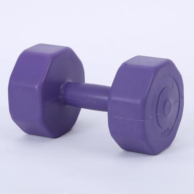 China Sponge Type Dumbbell Latest Technology Fitness Dumbbell Small Octagonal Adjustable Workout Urethane for sale