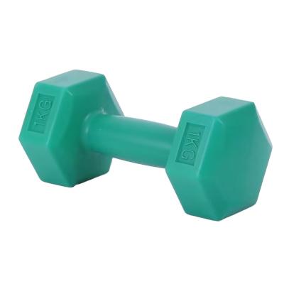 China Dumbbell Set Cheapest Fitness Dumbbell Quality Guarantee Dumbbells Online Hexagon Sponge Type Round Dumbbell for sale