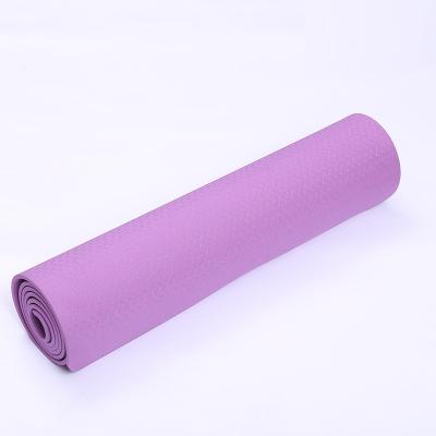 China Instructional Premium Yoga Mat Manufacturer Foldable Yoga Mats Beautiful Resilience Design for sale