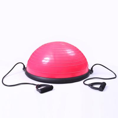 China Popular Commercial Use Recommend Bosuing Exercise Ball Holder Half Wall Mount Yoga Bosuing Ball for sale