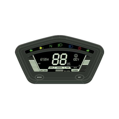 China ABS e-bike / scooter speedometer, backlight optional for sale