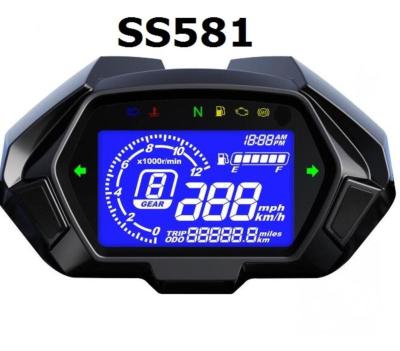 China Motocycle Meter 2021 Hot Sales Motorcycles Meter LCD Digital Tachometer For Motorcycles for sale